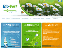 Tablet Screenshot of bio-vert.com